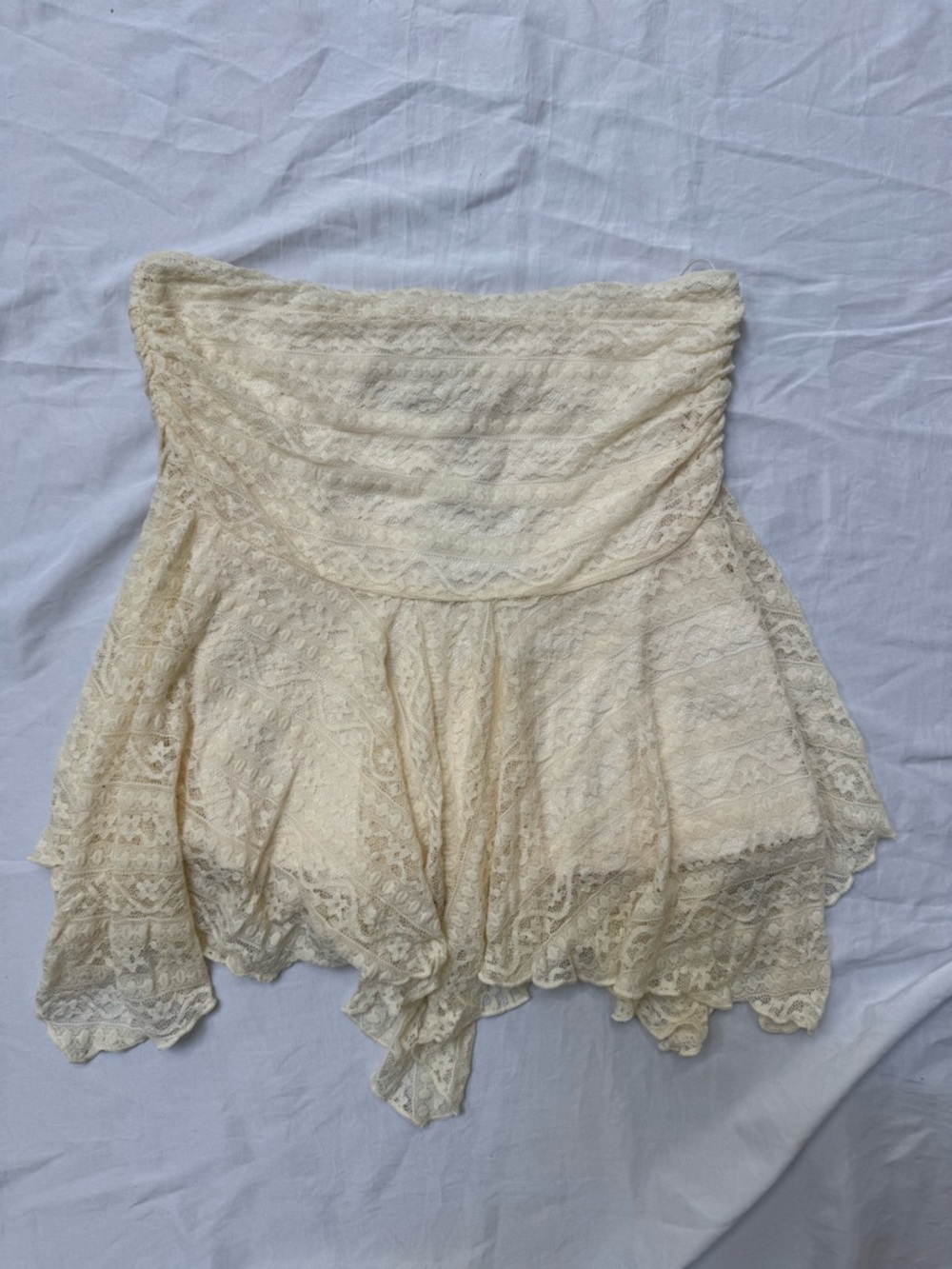 Ivory Lace Skirt Princess Polly nwt size 6